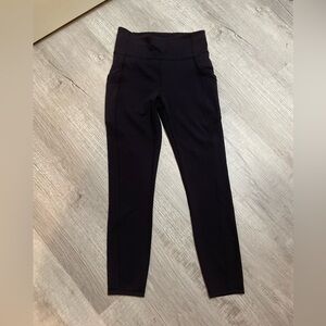 Lulu Lemon Fast and Free High-Rise Tight 25” Black
